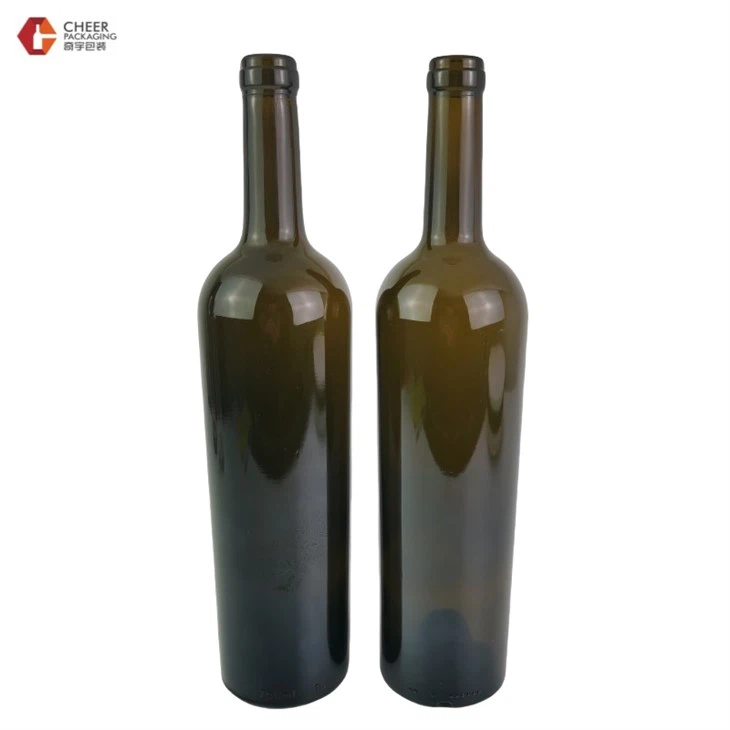 בקבוק זכוכית יין עתיק 750 מ"ל